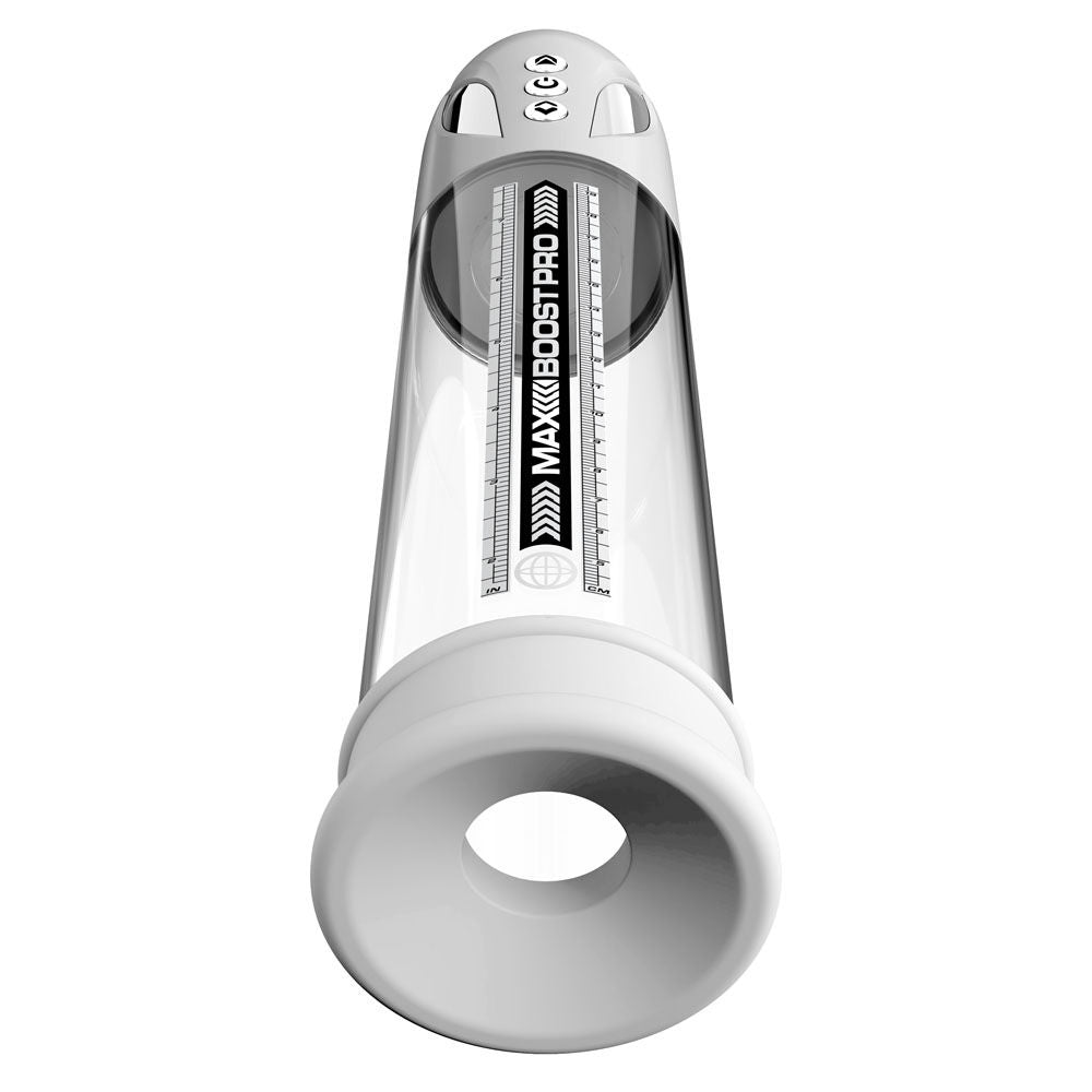 Automatic waterproof penis pump with LED display, silicone sleeve, and crystal clear chamber for enhanced erection support, show inside| Flirty bay online adult store, adult toys and lingerie